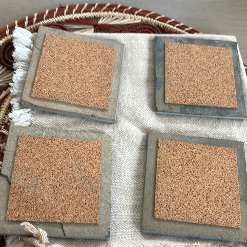 Crab Design Stone Coasters Set - Picture 6 of 6